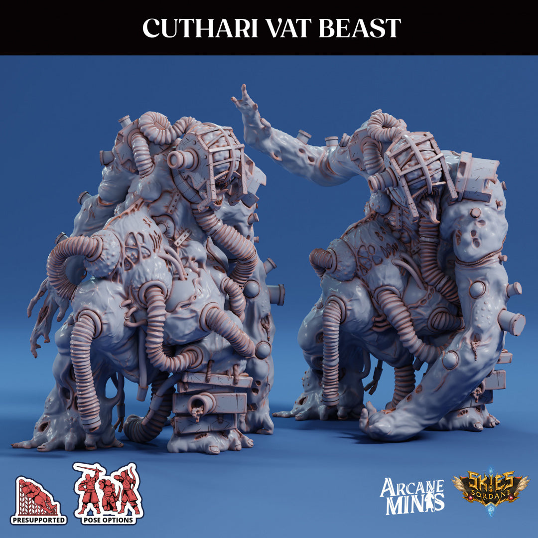 3D Printed Sordane Publishing Cuthari Vat Beast Echoes of Madness A Sordane Stories 28 32mm D&D