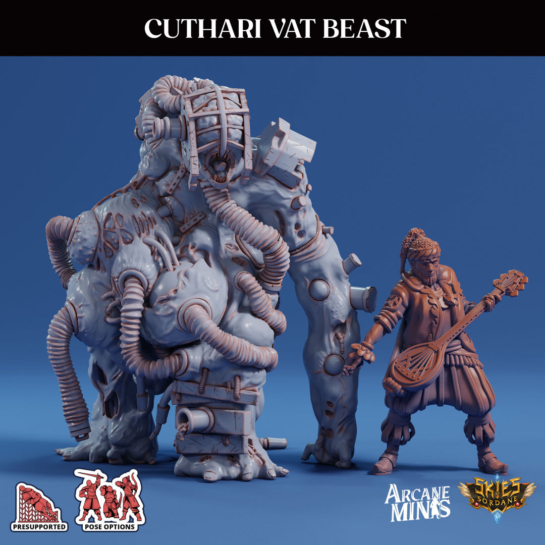 3D Printed Sordane Publishing Cuthari Vat Beast Echoes of Madness A Sordane Stories 28 32mm D&D