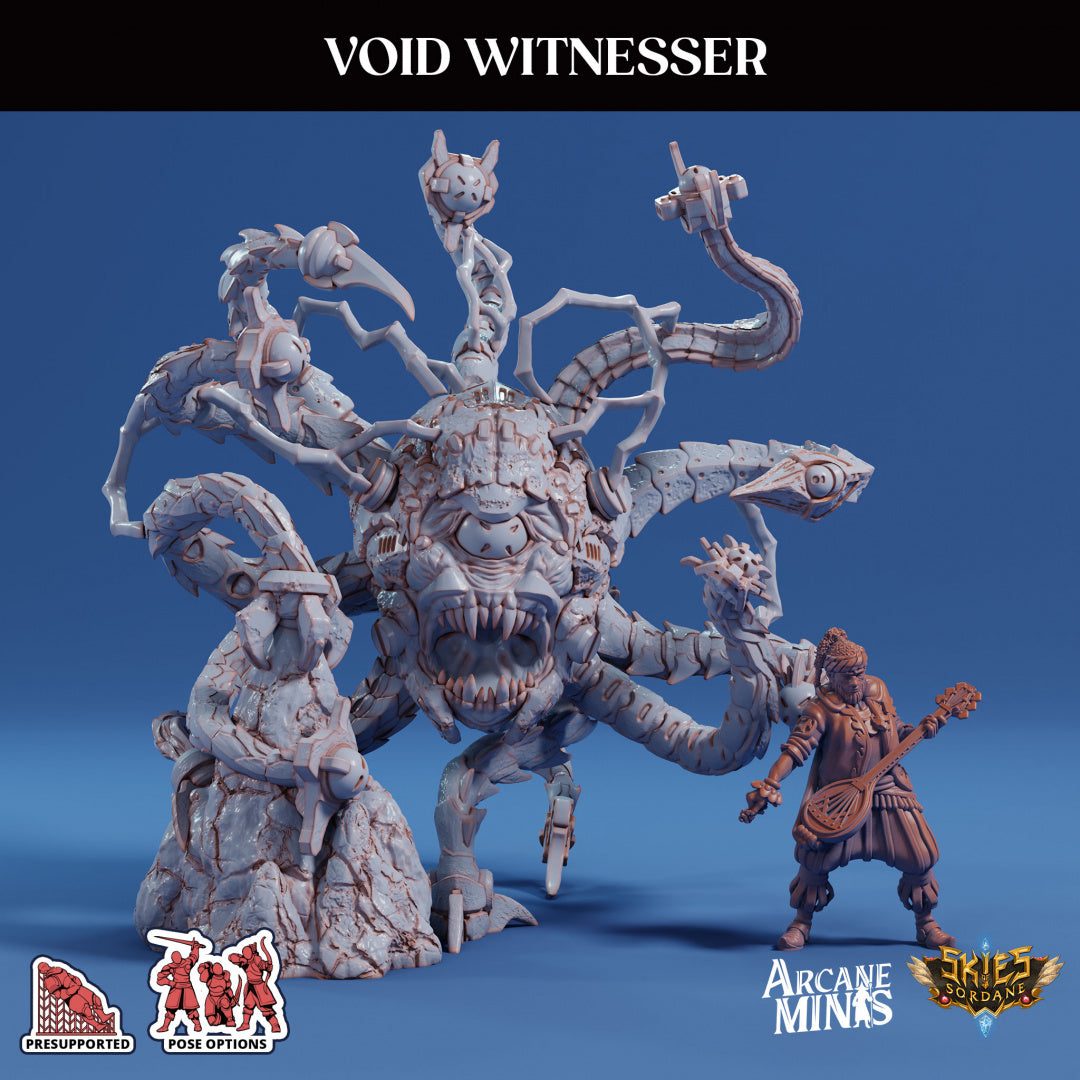 3D Printed Sordane Publishing Echoes of Madness - A Sordane Stories Void Witnesser 28 32mm D&D