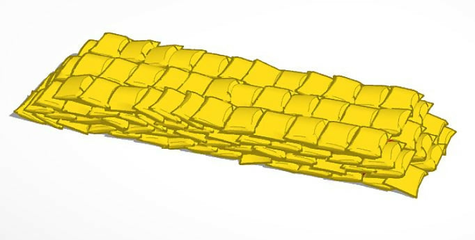 Uintah Gilsonite flat car load, On3/On30