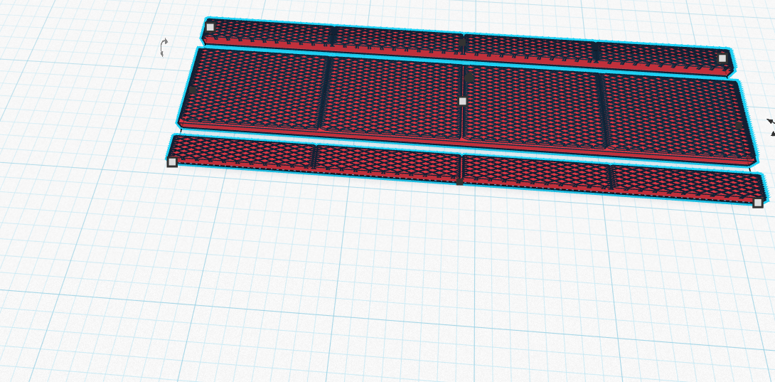 s scale rubber road crossing set