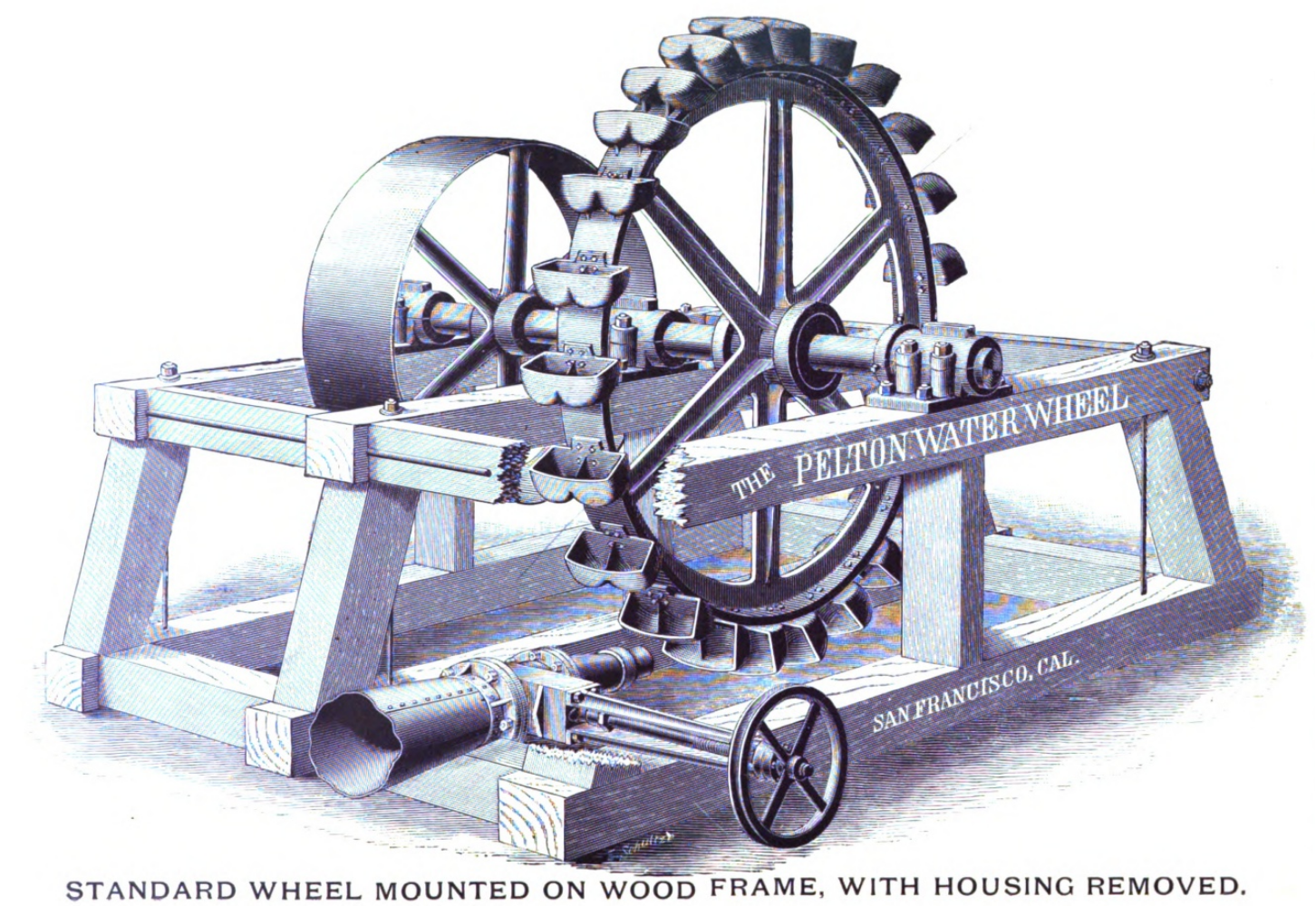 6' Pelton Water Wheel