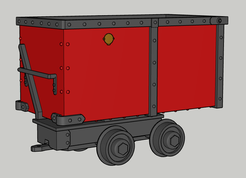 Truax Leadville Ore Car - HO, S, O, F Scales