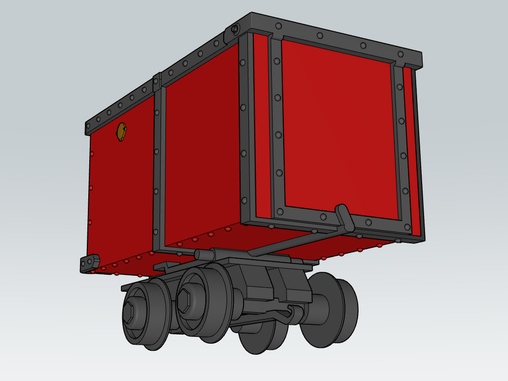 Truax Leadville Ore Car - HO, S, O, F Scales