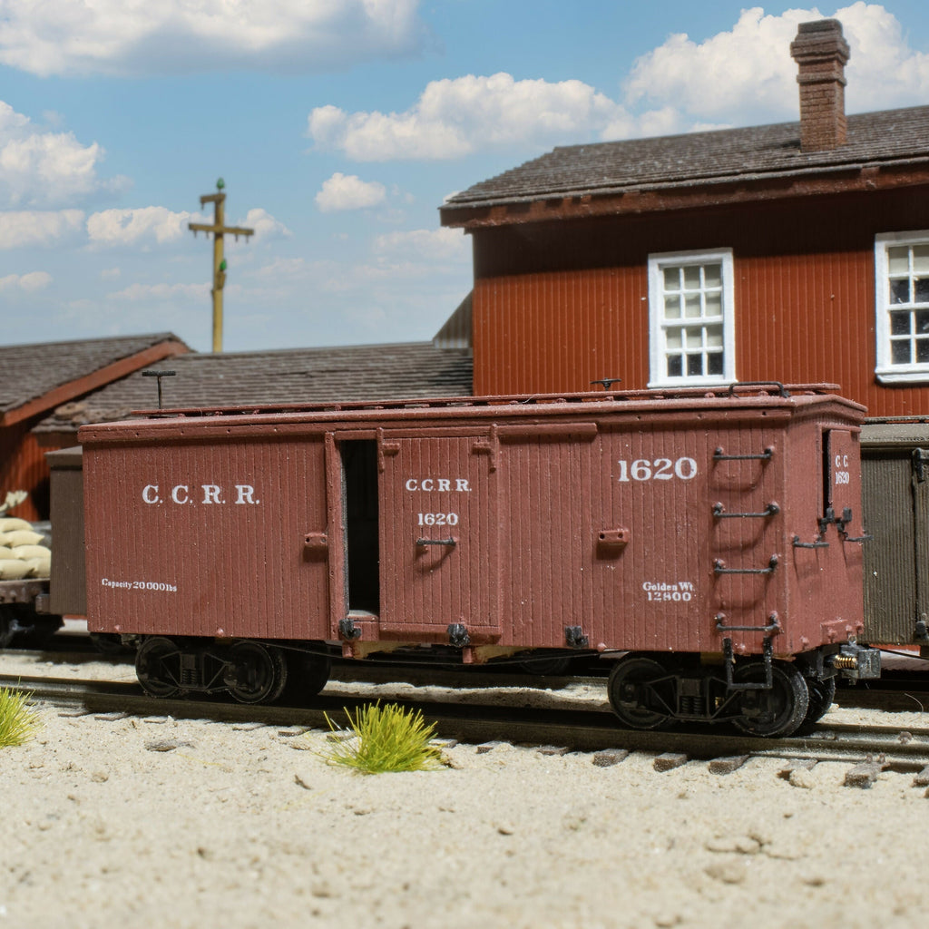 Colorado Central Railroad Narrow Gauge Boxcars - HOn3, Sn3, On3