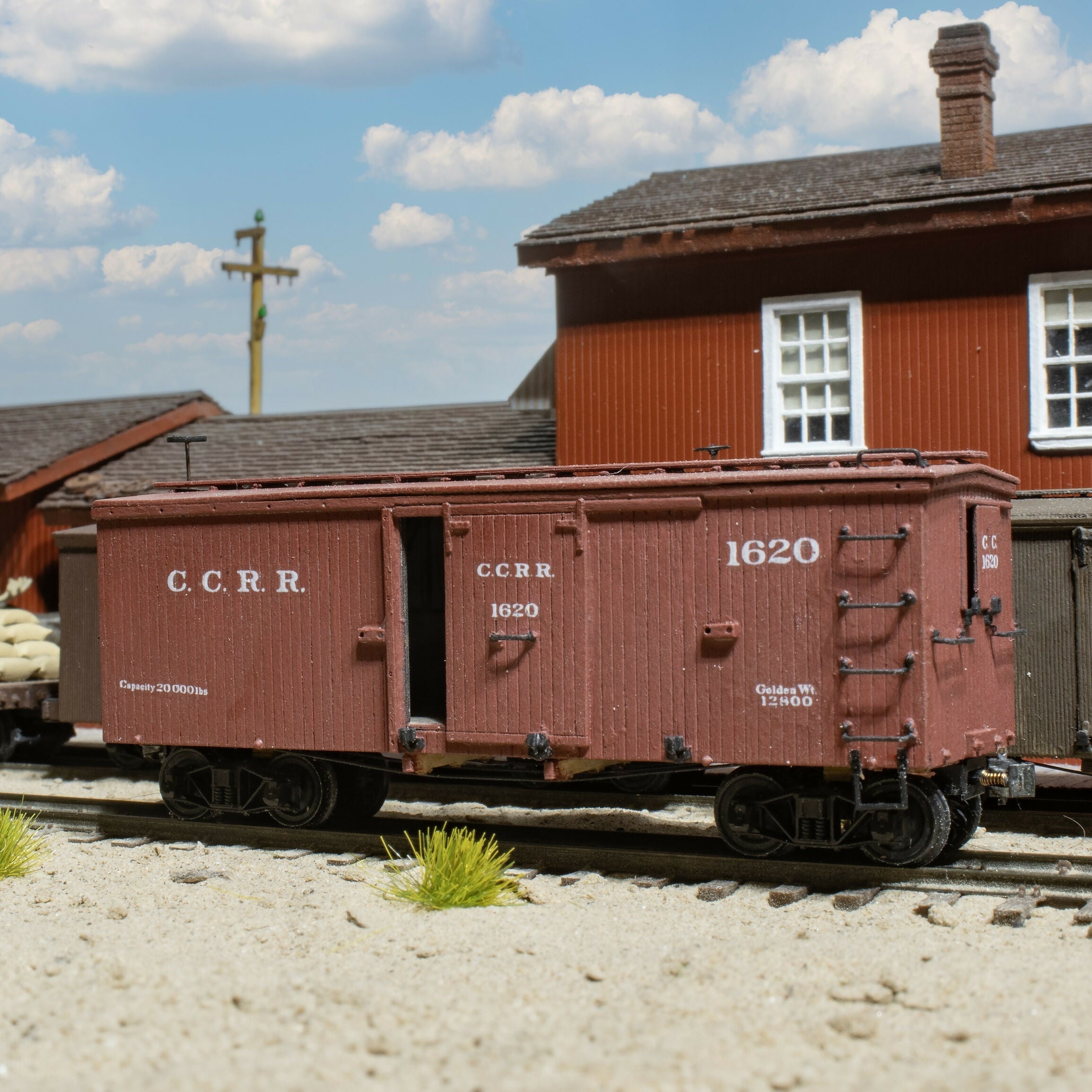 Colorado Central Railroad Narrow Gauge Boxcars - HOn3, Sn3, On3