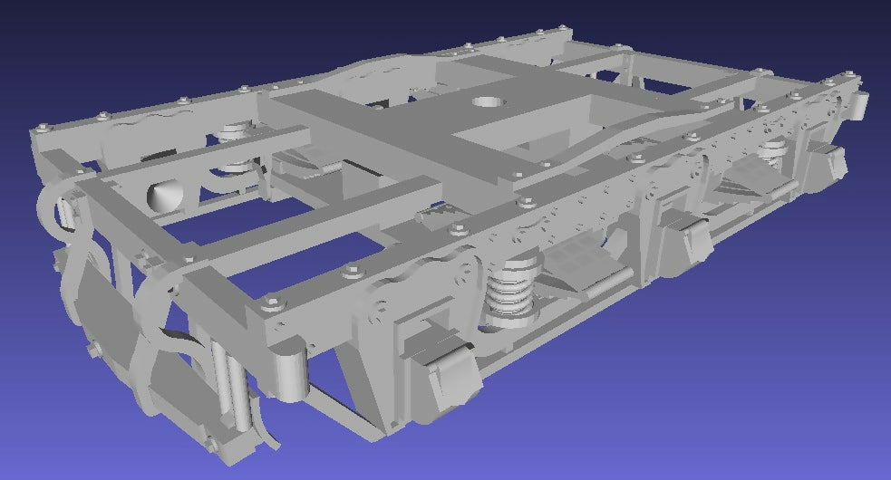 HO 1:87 old time wooden 6 wheel passenger truck two pairs