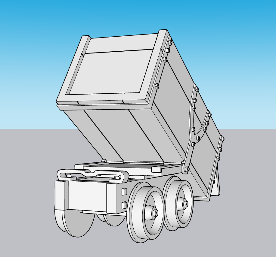 Silverton Wooden Mine Car